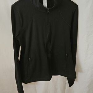 Isabella Black Full-Zip Jacket